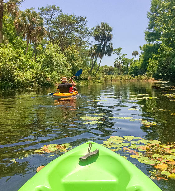 Wild canoeing provides an exhilarating and challenging experience for outdoor enthusiasts.