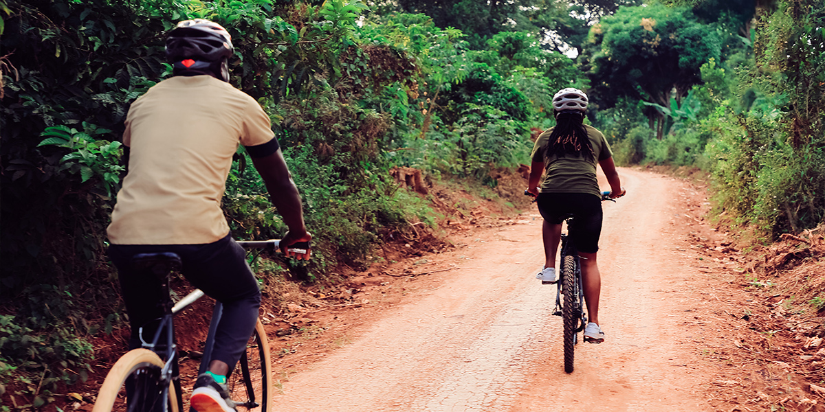 Biking in the jungle