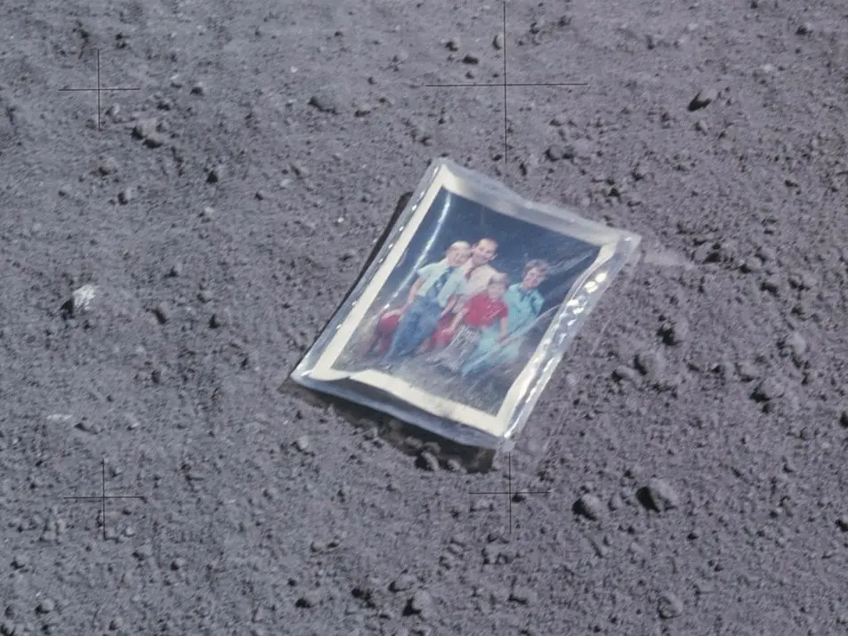 photo on the moon