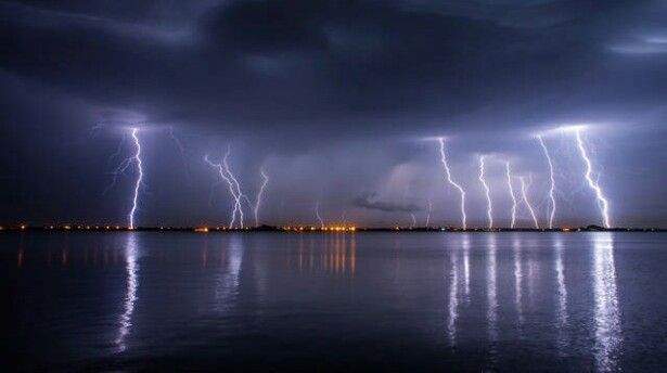 It occurs over the Catatumbo River in Venezuela.