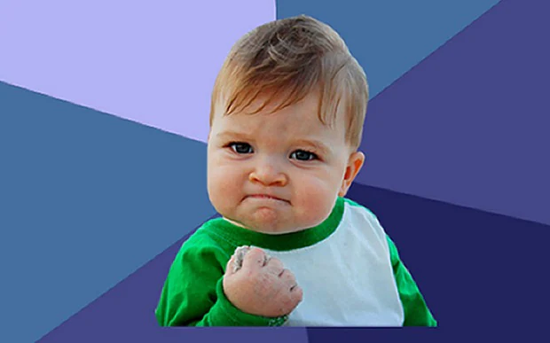 Overall, the Success Kid meme has achieved significant success itself, spreading across the internet 